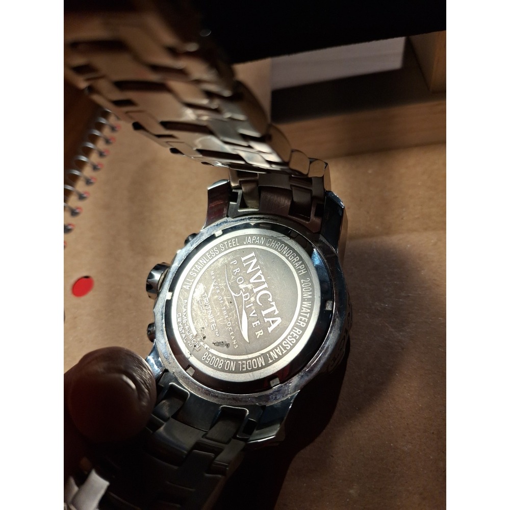 Invicta Mens Stainless Steel Watch. Pro Diver SCUBA Model 80058. SEE DESCRIPTION - Picture 8 of 16